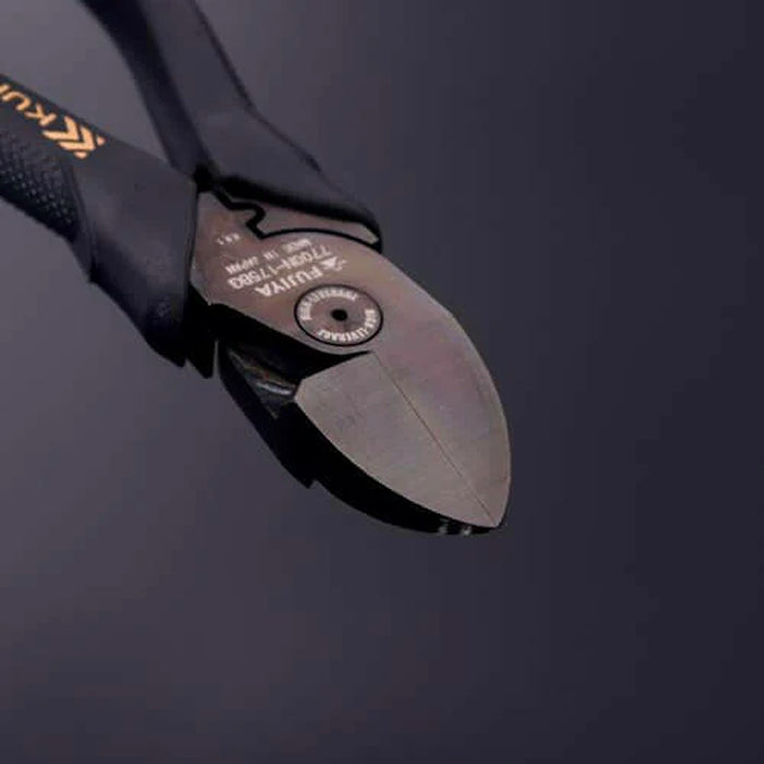 Kìm cắt chéo lực đòn bẩy có chức năng bấm cosse Fujiya 7700N-175BG/200BG Kurokin-Series, kích thước từ 175mm - 200mm. Tiêu chuẩn RoHS