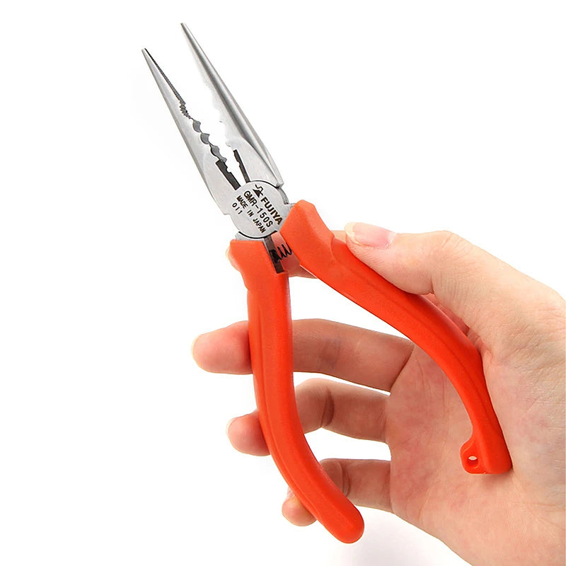 Kìm mũi nhọn đa năng. có lò xo trợ lực Fujiya GMR-150S kích thước 150mm