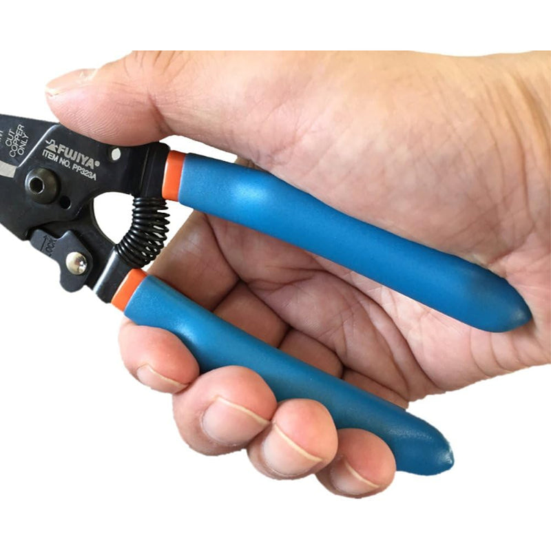 Kìm tuốt dây, có lò xo trợ lực Fujiya PP323A-165 kích thước 165mm, khả năng tuốt từ 0.5mm² - 5.3mm²