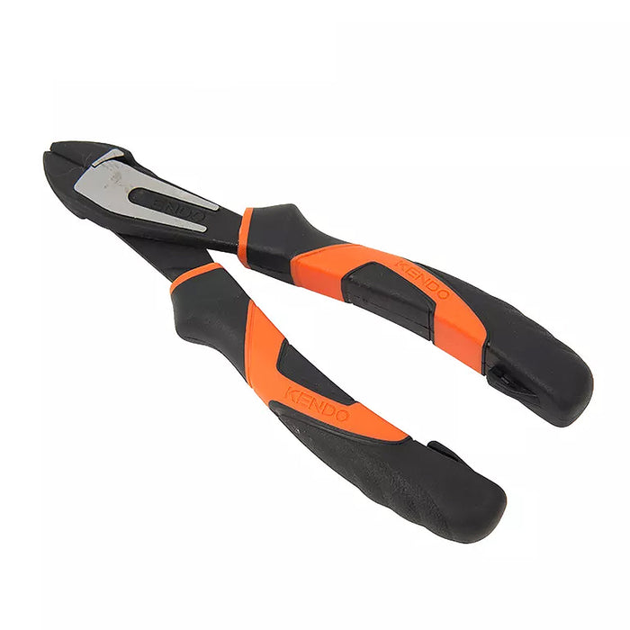 Kìm cắt Kendo dài 6 inch - 7 inch (165mm - 180mm), vật liệu thép CR-V, có trợ lực, hệ chuyên nghiệp