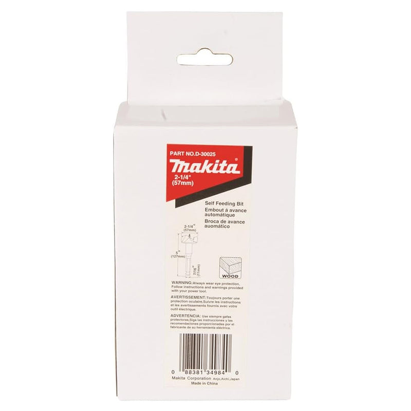 Mũi khoét lỗ gỗ tự ăn Makita đường kính từ 45mm - 76mm, đuôi lục giác 11.2mm (7/16 inch)