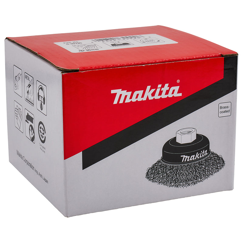 Chén cước sợi thép mạ đồng thau Makita đường kính từ 60mm - 100mm, ren M14 x 2
