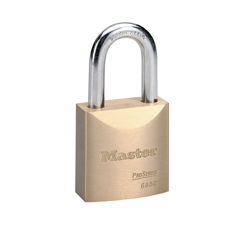 Ổ khóa treo Master Lock 6850 cao cấp, thân khóa bằng đồng thau nguyên khối 51mm