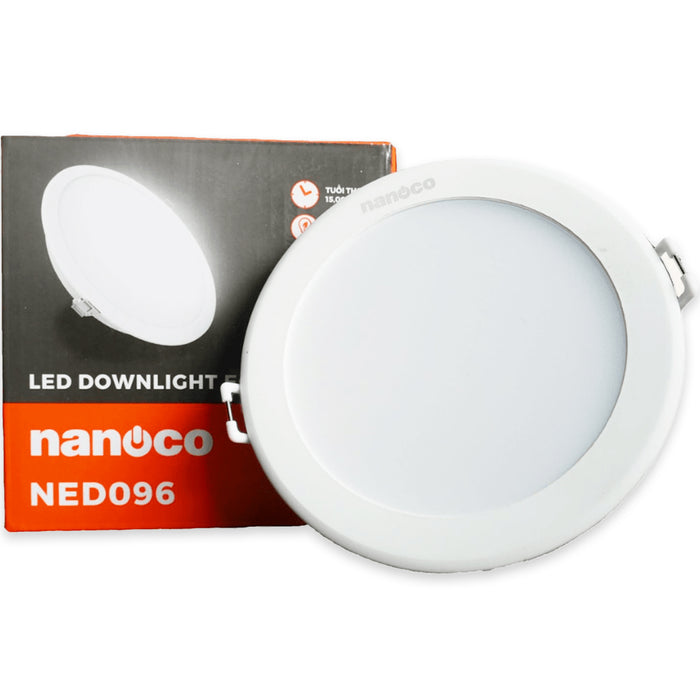 Đèn Led âm trần Nanoco NED Series, công suất từ 7W - 24W