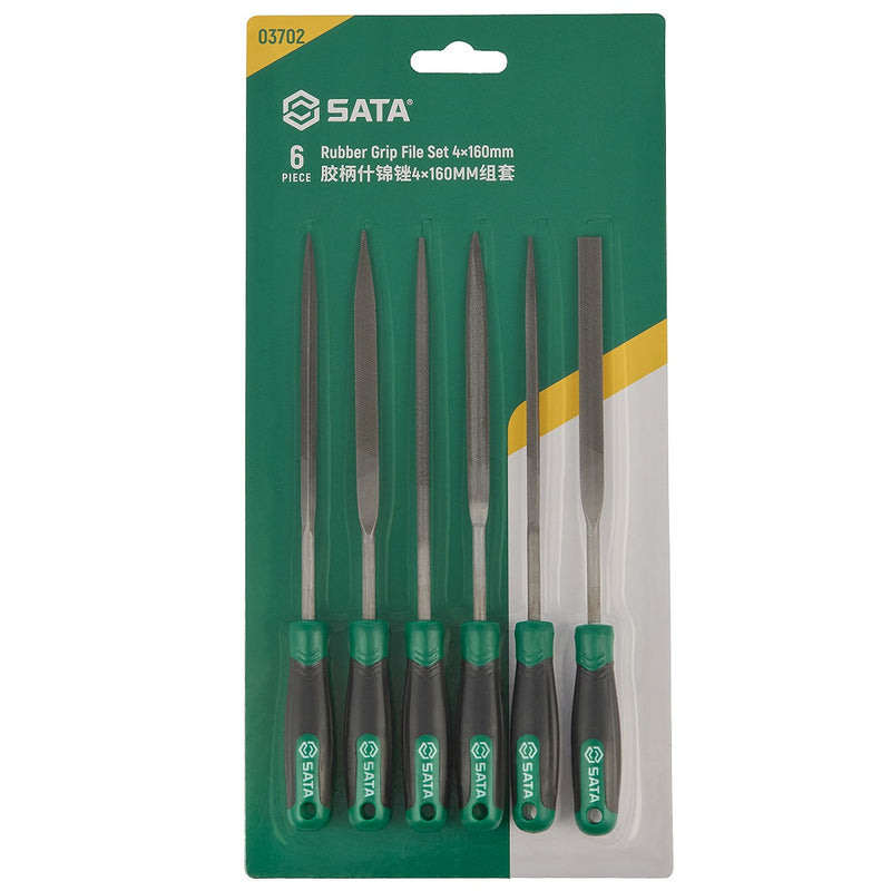 Bộ dũa kim loại 6 chi tiết SATA 03702 kích thước 4mm x 160mm