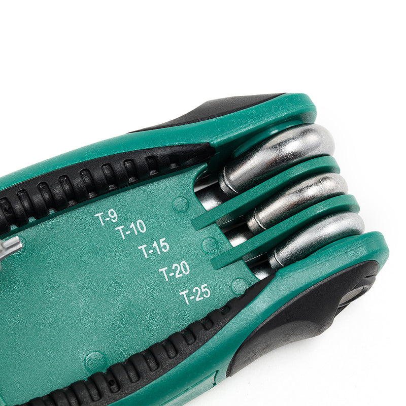 8Pc. Folding Resistorx Key Set SATA 09123
