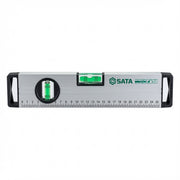 Thước thủy nhôm SATA 300-1200mm, độ chính xác cao, ống thủy chống UV, chống va đập, bền bỉ.