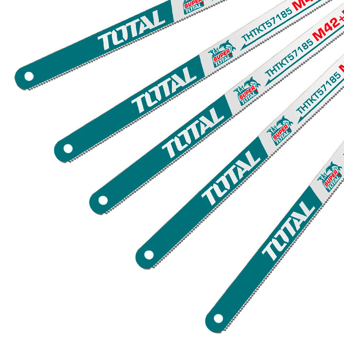 Bộ 5 lưỡi cưa hợp kim 18 răng gắn khung cưa sắt dài 300mm TOTAL THTKT57185