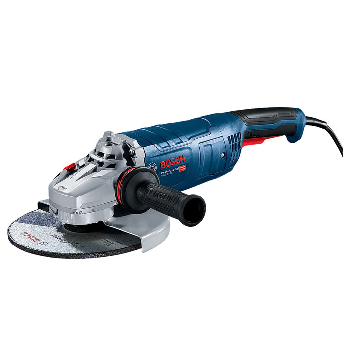 Máy mài góc Bosch GWS 24-180, đường kính lưỡi 180mm, công suất 2400W, công tác bóp, mã số 06018C20K0