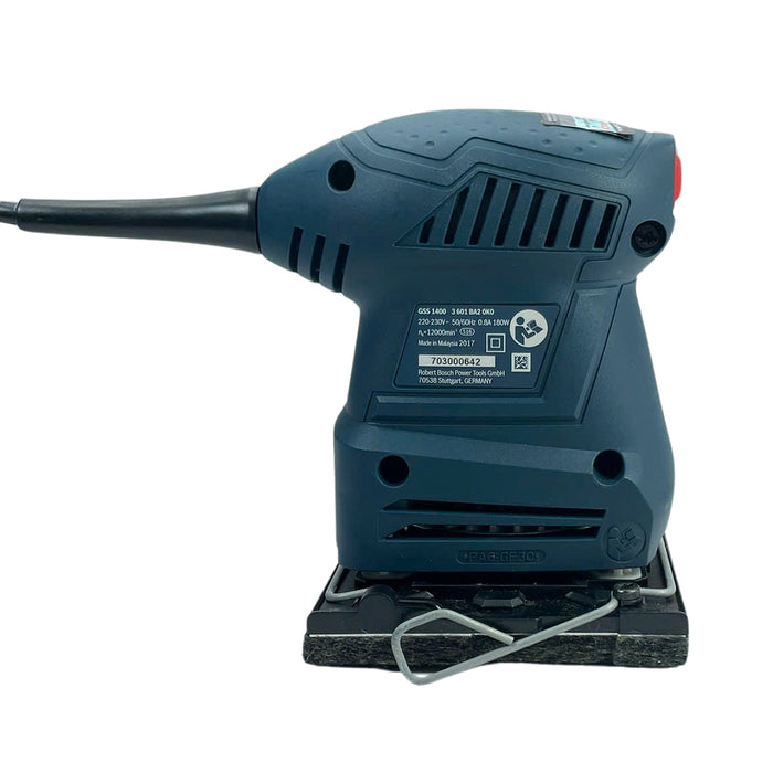 Máy chà nhám rung Bosch GSS 1400 công suất 180W, đường kính đế 110 x 100mm mã số 06012A20K0