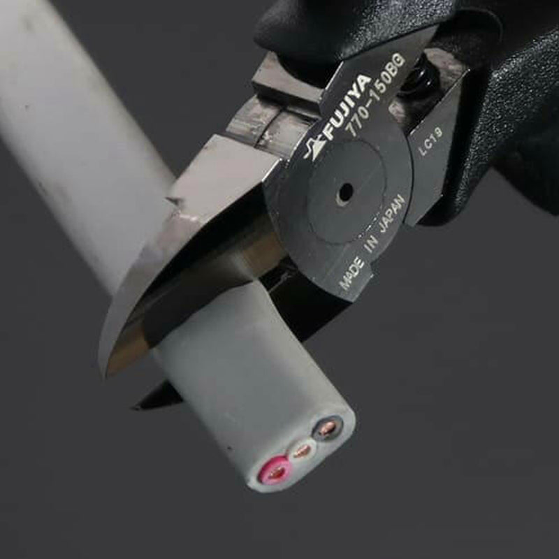 Kìm cắt chéo có lò xo trợ lực Fujiya 770-150BG/175BG/200BG Kurokin-Series, kích thước từ 162mm - 208mm. Tiêu chuẩn RoHS