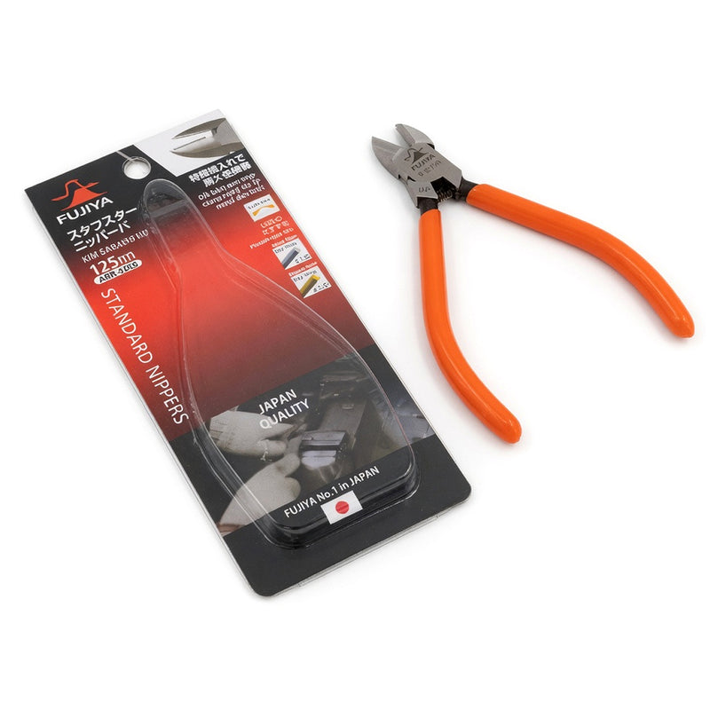 Kìm cắt, có lò xo trợ lực lưỡi cong nhẹ (Round Sharp) Fujiya ASN Series kích thước từ 125mm - 150mm