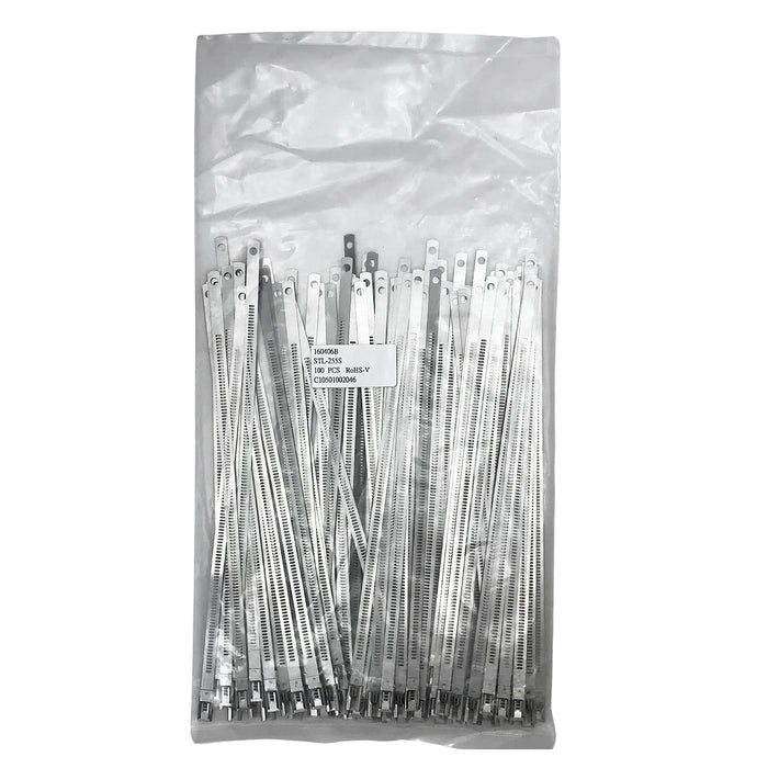 Dây rút Inox 316 KST cao cấp, không bọc nhựa (Uncoated), khóa bậc thang (ladder type), dài từ 150mm - 635mm