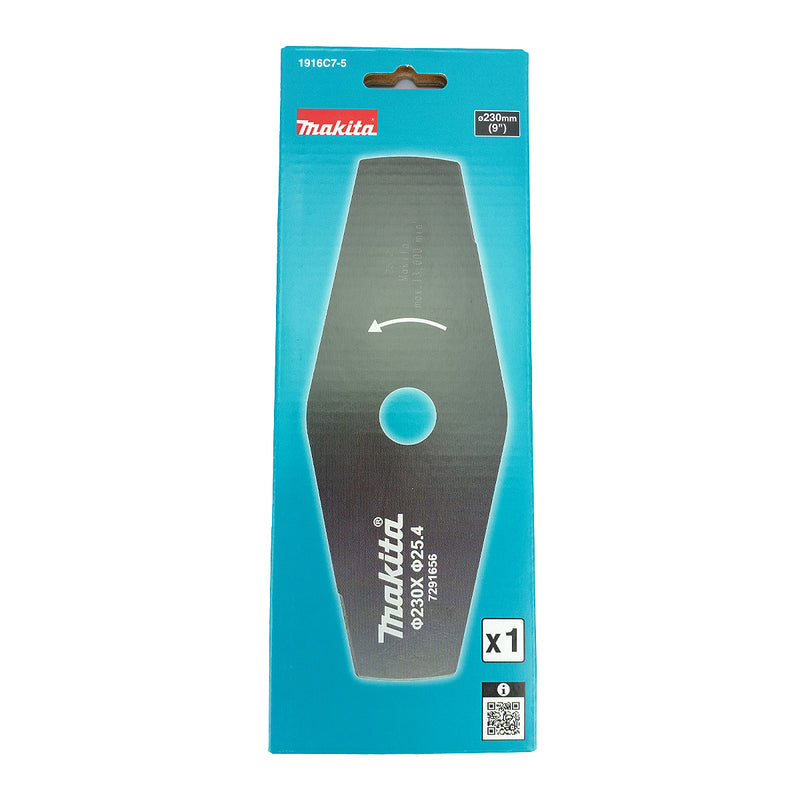 Lưỡi cắt cỏ 2 răng Makita 1916C7-5 đường kính lưỡi 230mm, lỗ cốt 25.4mm