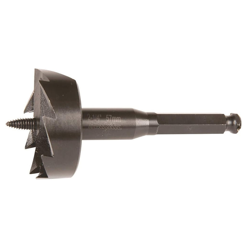 Mũi khoét lỗ gỗ tự ăn Makita đường kính từ 45mm - 76mm, đuôi lục giác 11.2mm (7/16 inch)