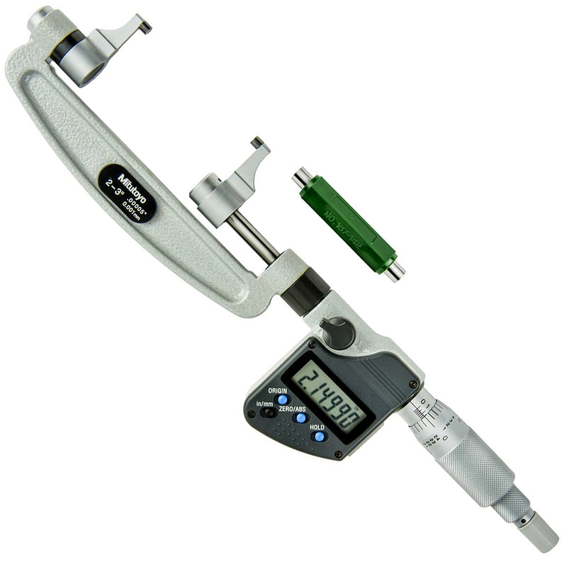 Panme điện tử Mitutoyo Series 343 - Caliper Type Micrometers. Hàm kẹp, Có cổng SPC xuất dữ liệu