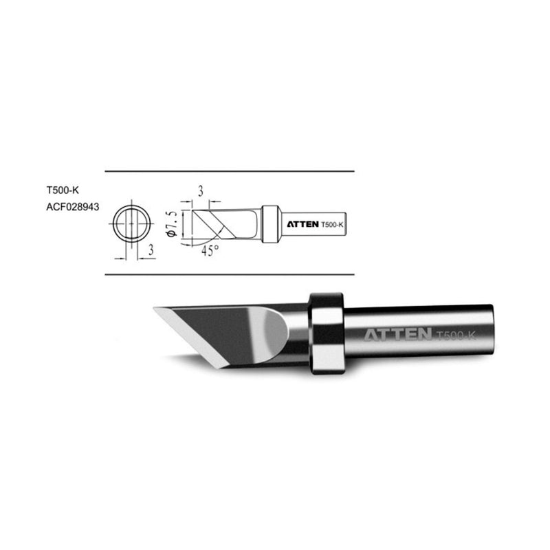 Phụ kiện mũi hàn Atten T500 Series