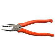 Cận cảnh mũi kìm đa năng Fujiya APM-220, thiết kế răng cưa chống trượt và tích hợp lỗ bấm cos 2.5-6.0mm².