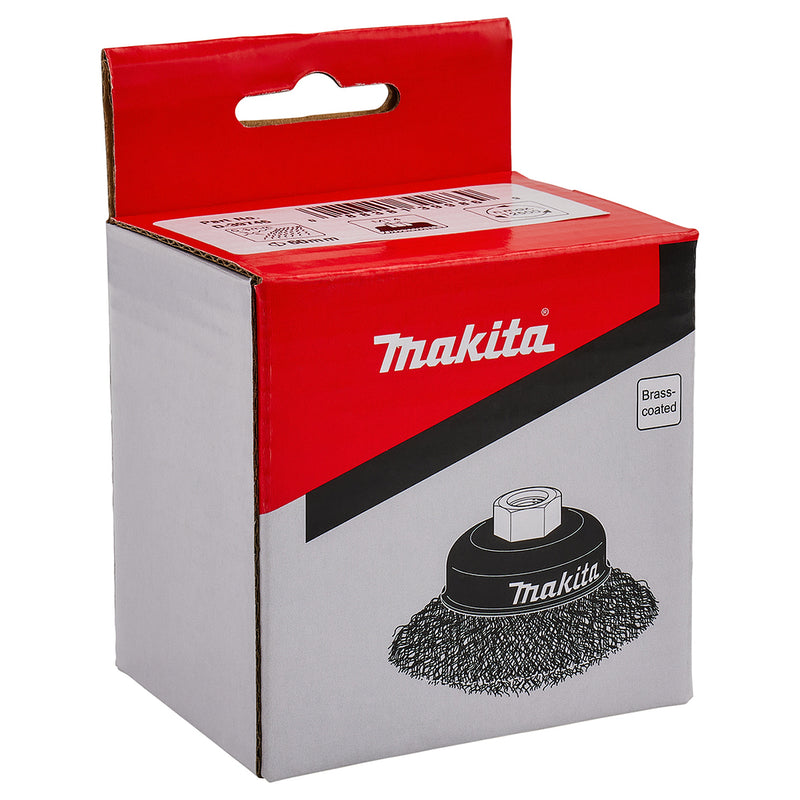 Chén cước sợi thép mạ đồng thau Makita đường kính từ 60mm - 100mm, ren M14 x 2