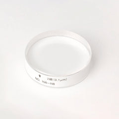 Mã 158-118　Dày 12 mm　Đường kính 45 mm　Độ phẳng 0.1 µm　