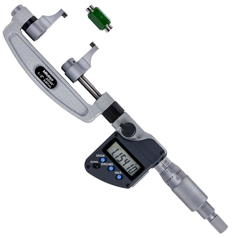 Panme điện tử Mitutoyo Series 343 - Caliper Type Micrometers. Hàm kẹp, Có cổng SPC xuất dữ liệu