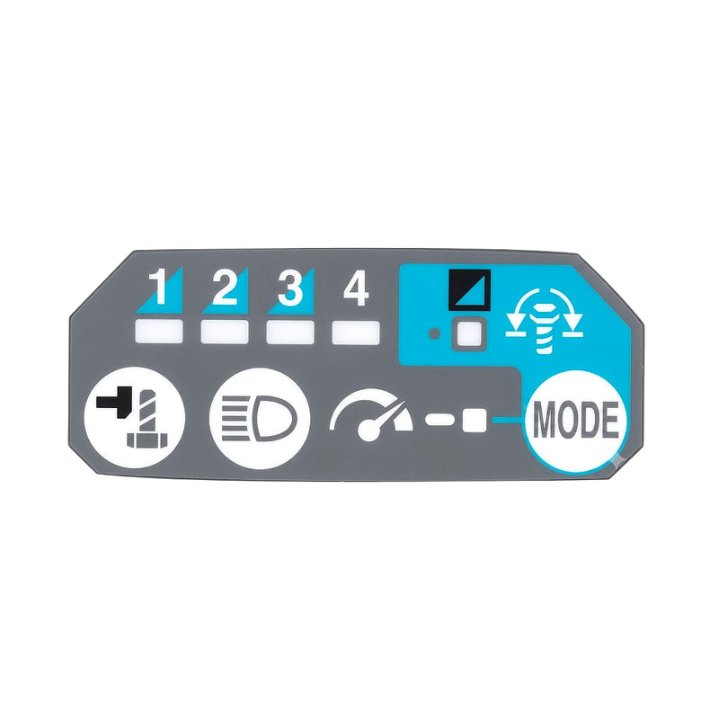 Phụ tùng Makita - Nhãn dán cho cụm mặt phím điều khiển | Mã số: 8012S9-8 (Switch Label)
