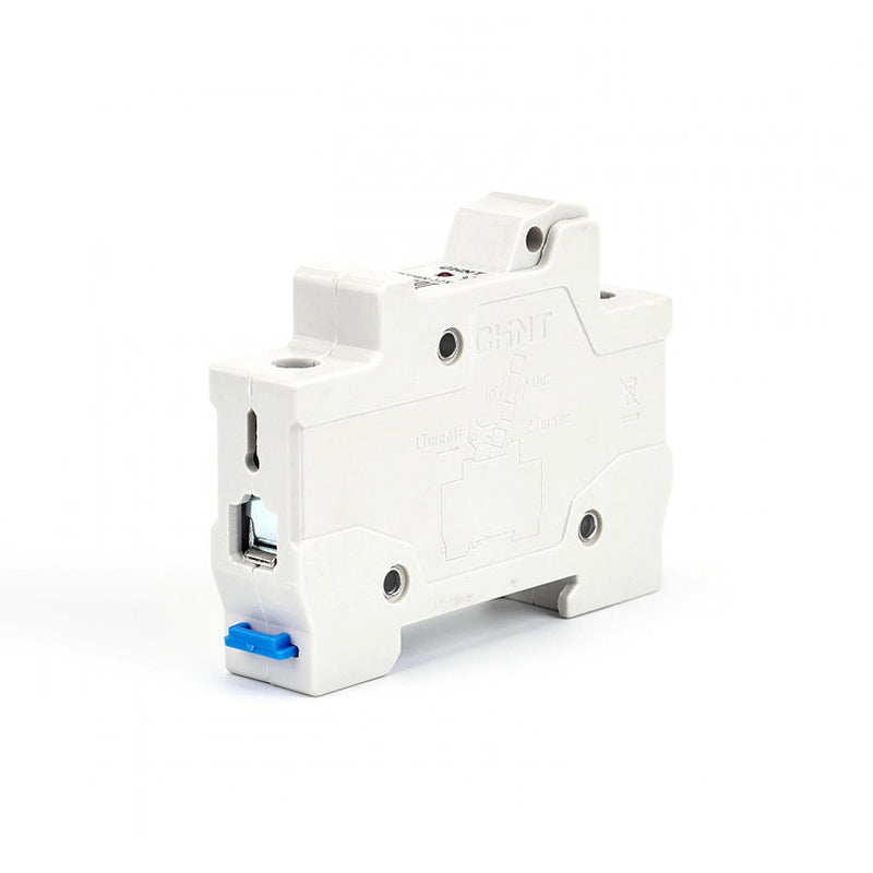 Đế cầu chì sứ lắp thanh ray Chint RT-28 series, 1P/ 2P/ 3P, dòng cắt Icu 32A ~ 63A