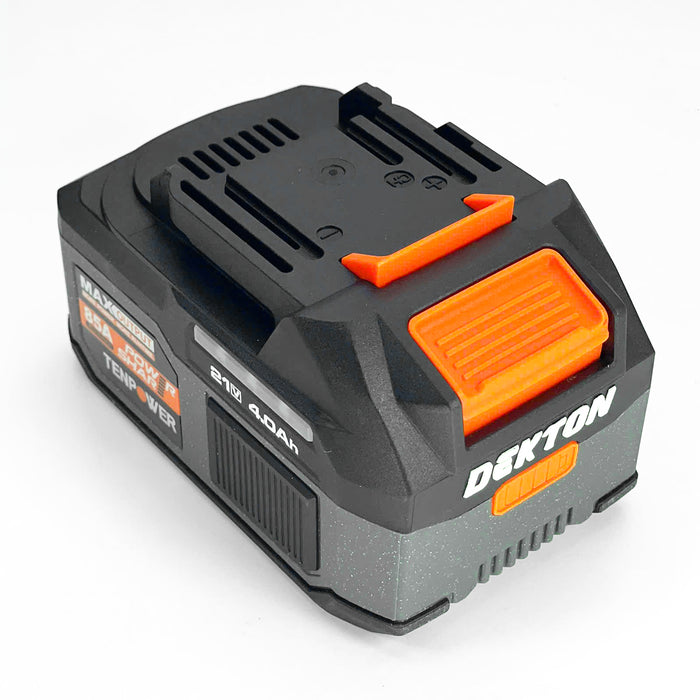 Pin 21V 4.0Ah Dekton M21-B4085PROMAX, vỏ pin chống cháy, dòng xả tối đa 85A