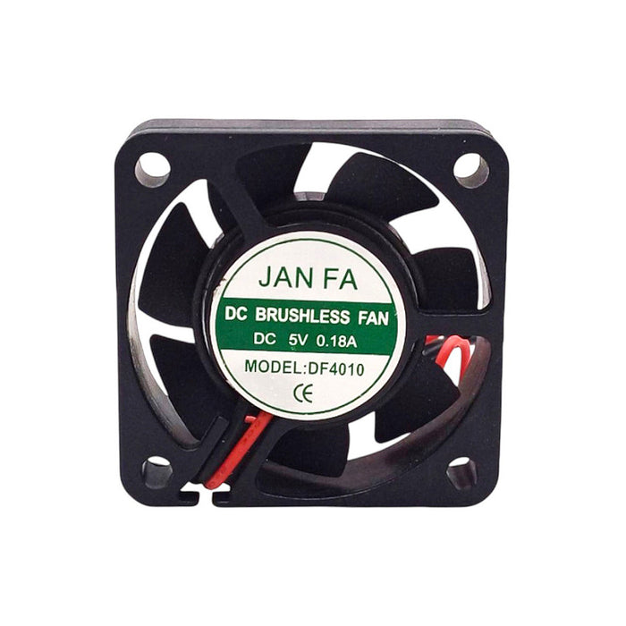 Quạt tản nhiệt mini nhựa điện áp 5V Janfa 40-DF4010, kích thước 40mm x 40mm x 10mm, coild đồng