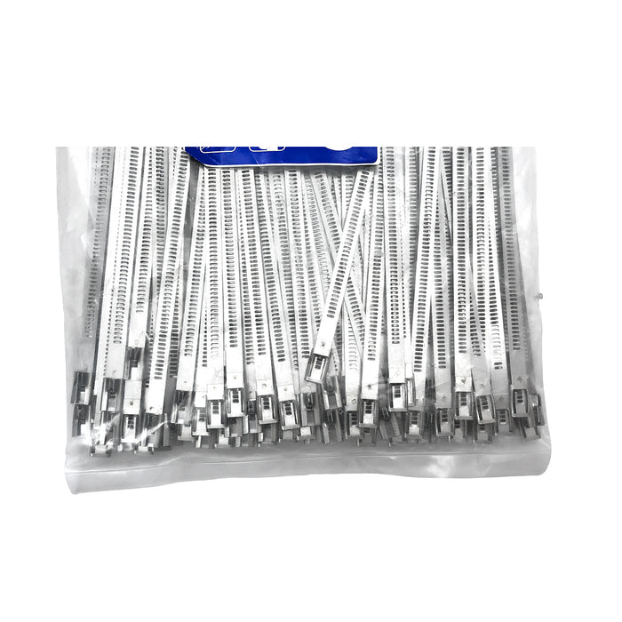 Dây rút Inox 316 KST cao cấp, không bọc nhựa (Uncoated), khóa bậc thang (ladder type), dài từ 150mm - 635mm