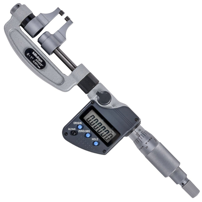 Panme điện tử Mitutoyo Series 343 - Caliper Type Micrometers. Hàm kẹp, Có cổng SPC xuất dữ liệu