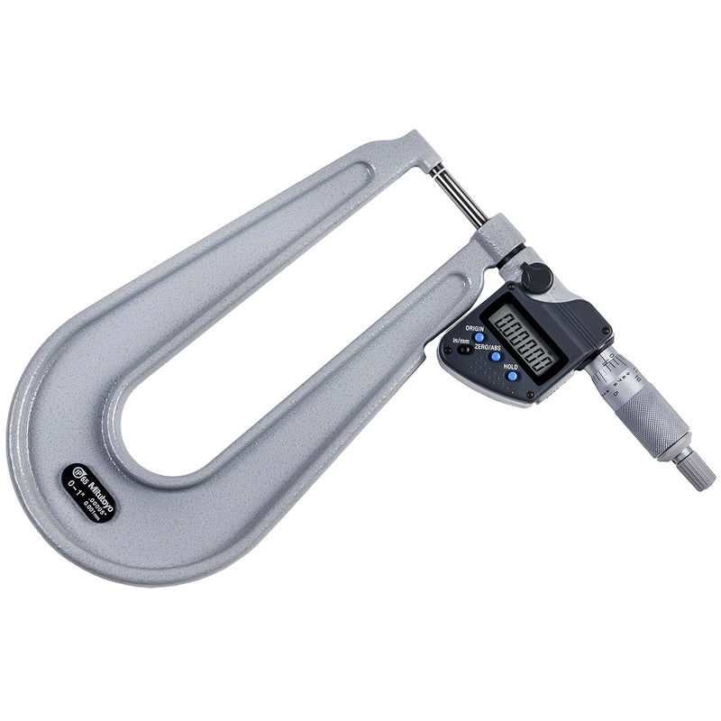 Panme điện tử Mitutoyo Series 389 - Sheet Metal Micrometers, Đo độ dày thép tấm. Có cổng SPC xuất dữ liệu