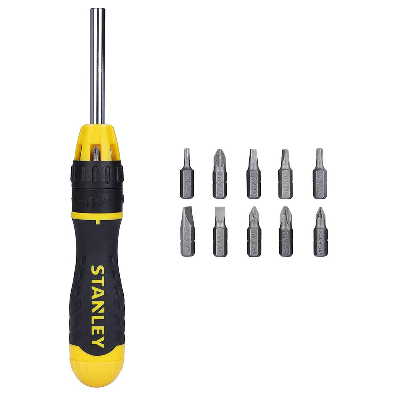 Bộ tua vít đa năng tự động, 10 chi tiết Stanley STHT68010-8