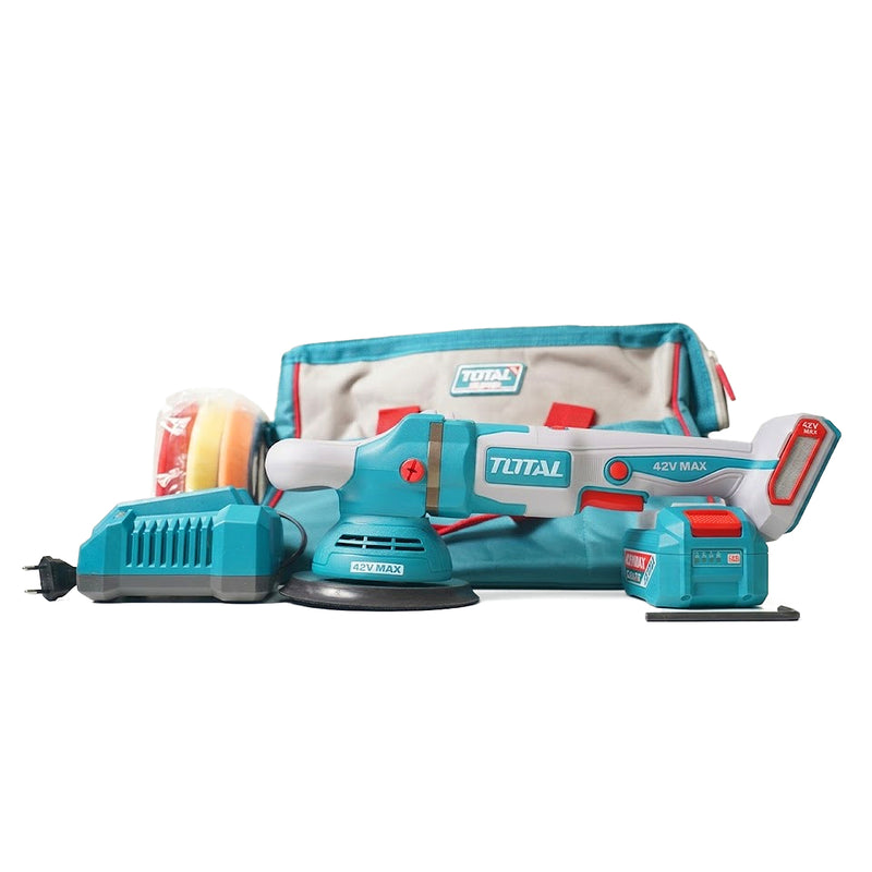 Máy đánh bóng Total TAPLI42151 dùng Pin 42V, đường kính đĩa 150mm