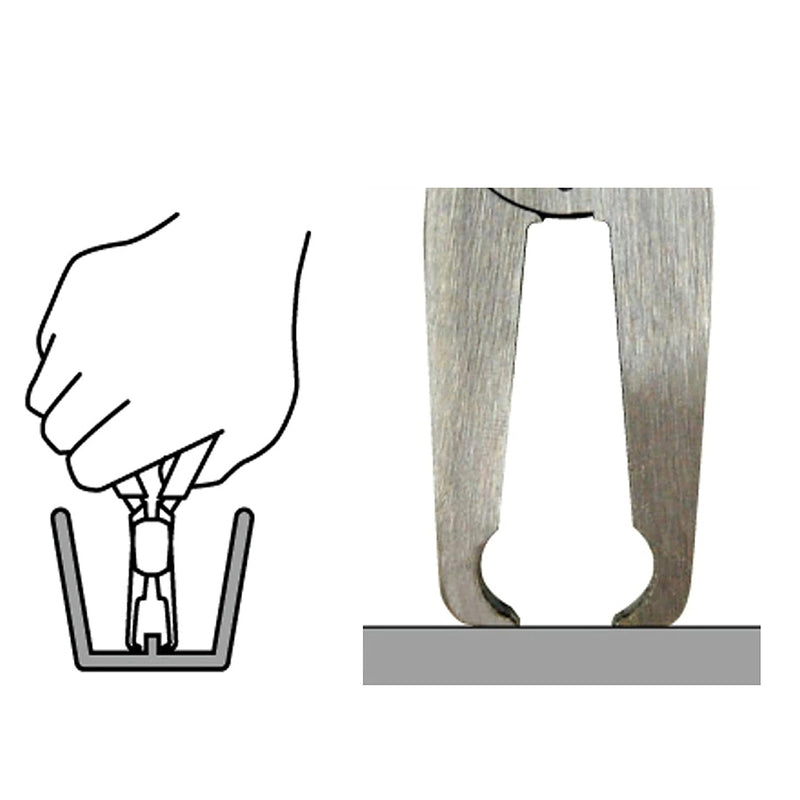 Kìm cắt nhựa theo chiều đứng, có lò xo trợ lực Fujiya 910 Series kích thước từ 125mm - 150mm