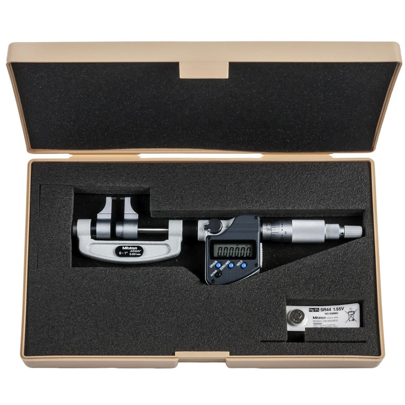 Panme điện tử Mitutoyo Series 343 - Caliper Type Micrometers. Hàm kẹp, Có cổng SPC xuất dữ liệu