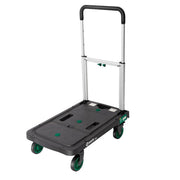 Xe đẩy hàng gấp gọn SATA 95503 có phanh, tải trọng 135kg, bánh xe có phanh, mặt sàn chống trượt, tay cầm tiện lợi.