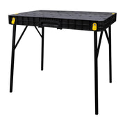 Bàn làm việc gấp gọn Stanley STST83492-1 mặt bàn nhựa Polypropylene chân thép tải trọng 320kg kèm chốt ghép nối