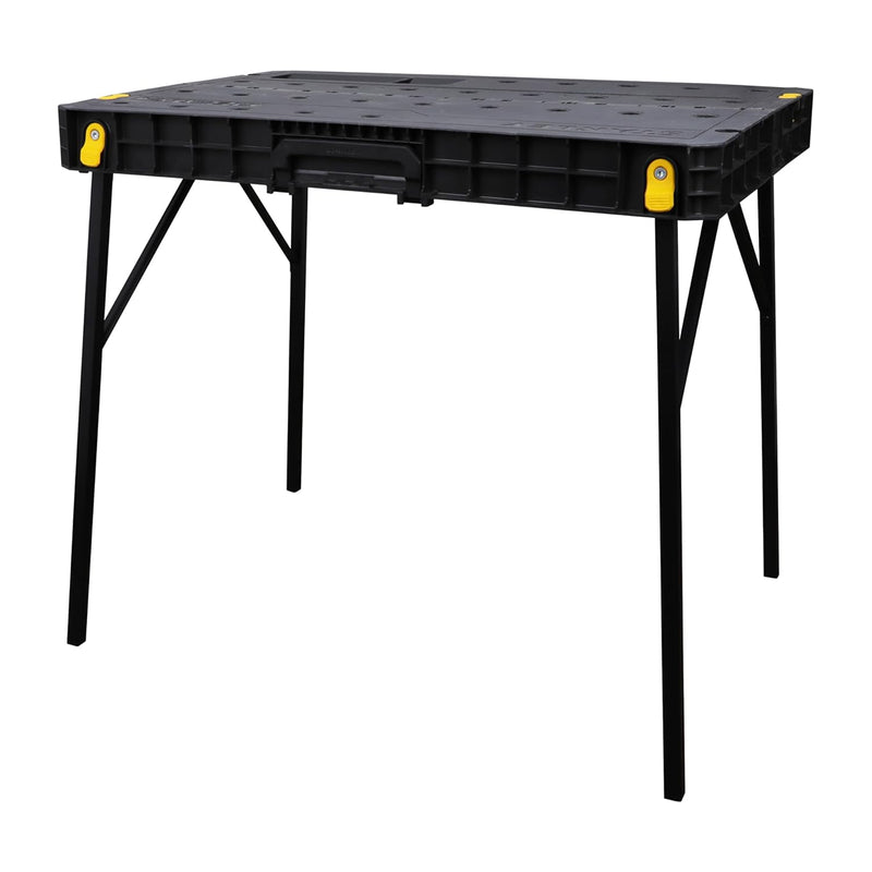 Bàn làm việc gấp gọn Stanley STST83492-1 mặt bàn nhựa Polypropylene chân thép tải trọng 320kg kèm chốt ghép nối