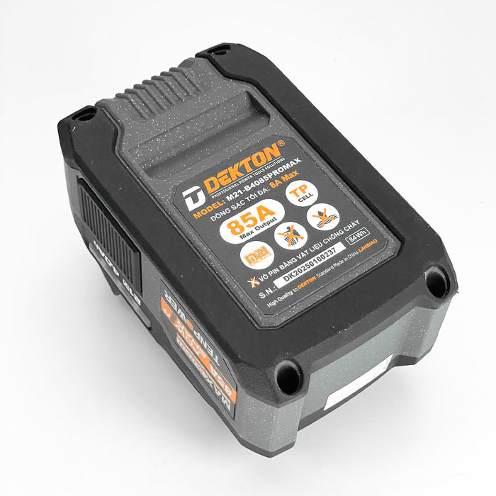 Pin 21V 4.0Ah Dekton M21-B4085PROMAX, vỏ pin chống cháy, dòng xả tối đa 85A