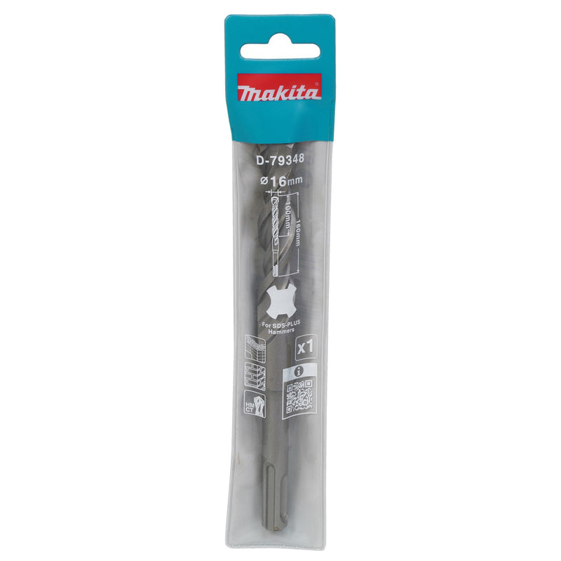 Mũi khoan bê tông Makita đường kính mũi từ 6mm - 16mm, đuôi gài SDS-Plus