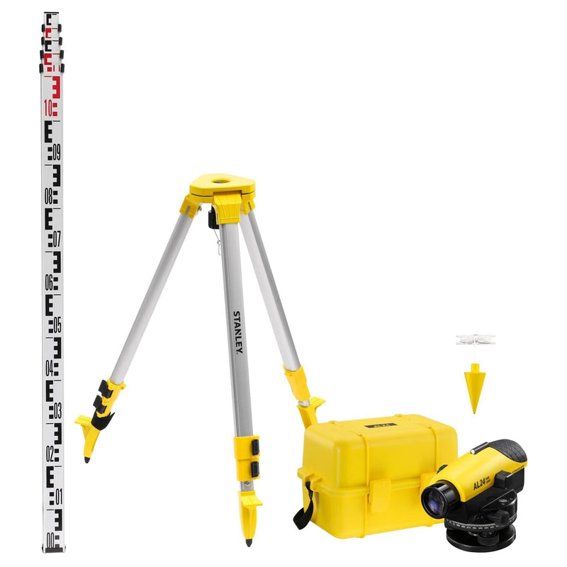 Máy thủy bình Stanley AL24GVP 1-77-160 khoảng cách đo 90m