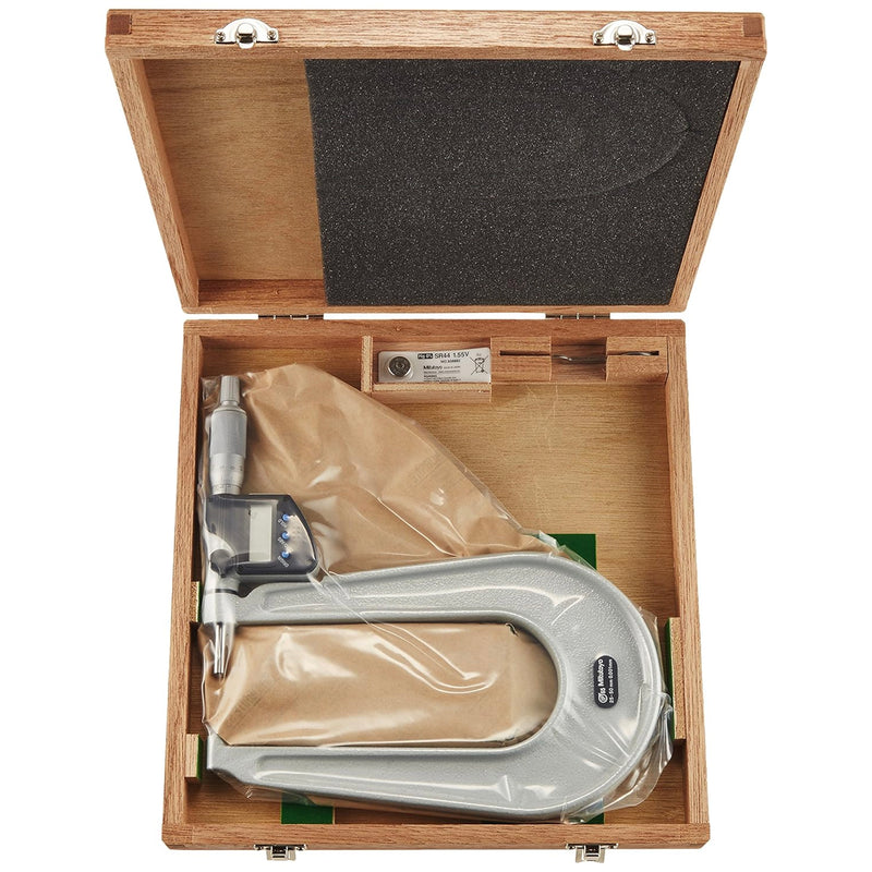 Panme điện tử Mitutoyo Series 389 - Sheet Metal Micrometers, Đo độ dày thép tấm. Có cổng SPC xuất dữ liệu