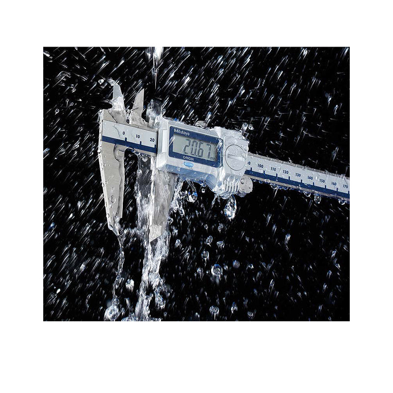 Thước kẹp điện tử Mitutoyo Coolant Proof 500 Series chống nước IP67, chống dầu, bền bỉ cho môi trường CNC.