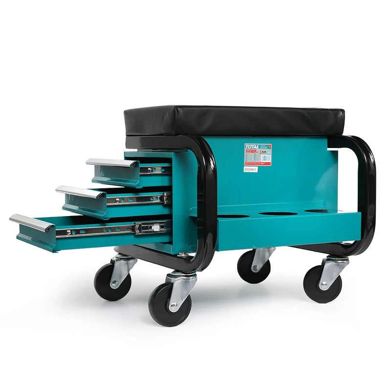 Ghế ngồi sửa chữa xe 3 ngăn kéo Total THCS103