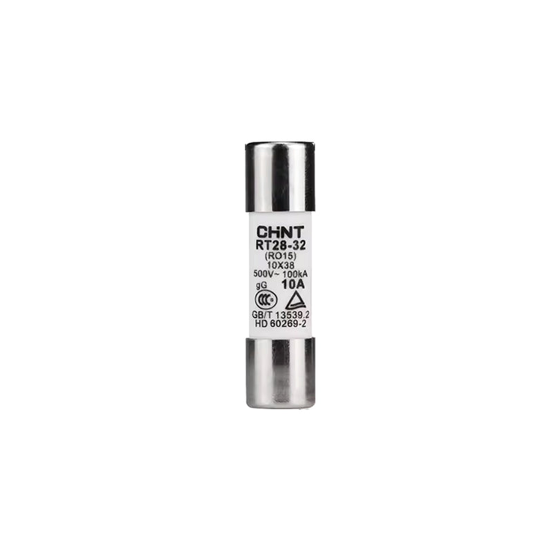 Ruột cầu chì sứ tròn Chint RT-28 dòng điện định mức từ 32A ~ 63A, dòng cắt ICU từ 2A ~ 63A