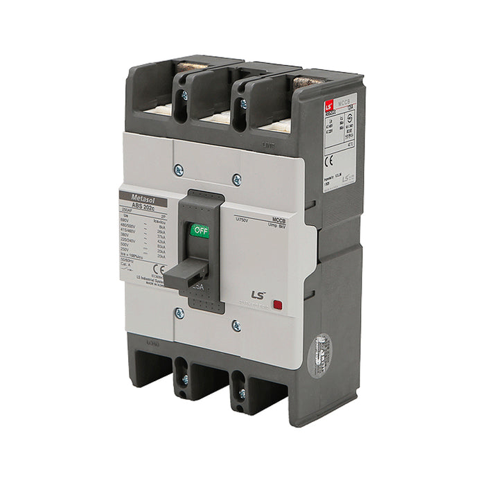 Cầu dao tự động MCCB 2P LS, tải danh định từ 5A ~ 400A, dòng cắt từ 25kA - 85kA