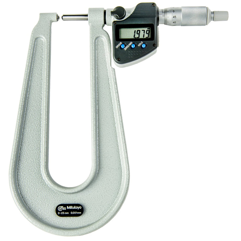 Panme điện tử Mitutoyo Series 389 - Sheet Metal Micrometers, Đo độ dày thép tấm. Có cổng SPC xuất dữ liệu