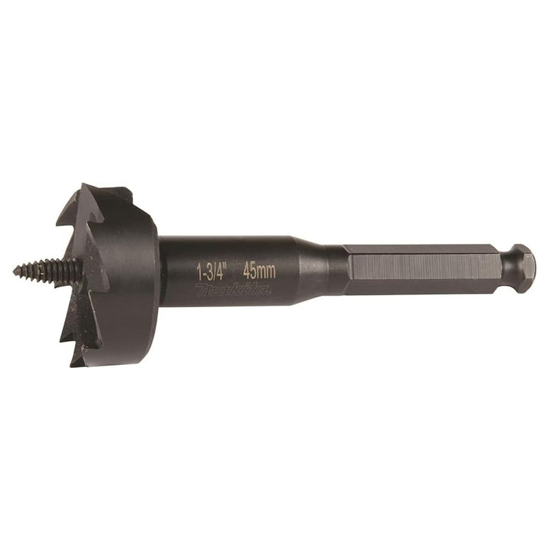 Mũi khoét lỗ gỗ tự ăn Makita đường kính từ 45mm - 76mm, đuôi lục giác 11.2mm (7/16 inch)