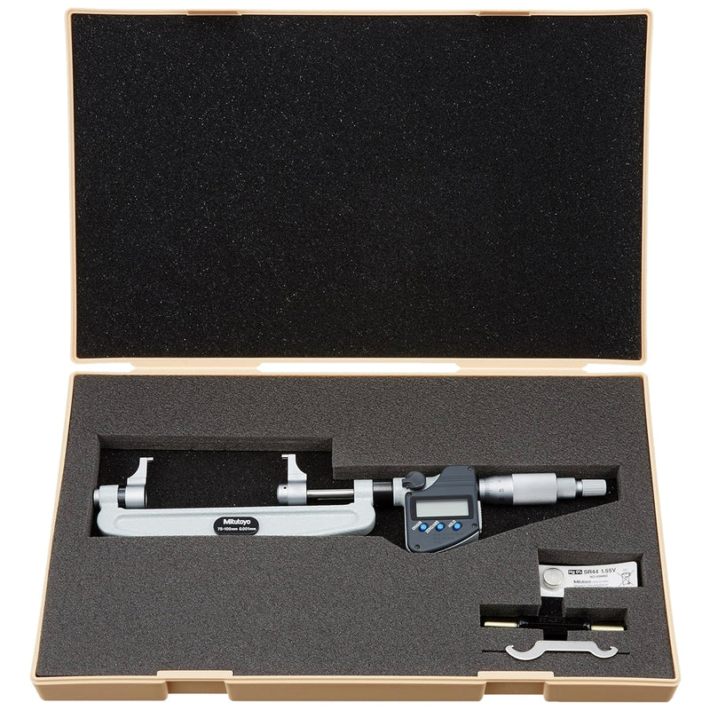Panme điện tử Mitutoyo Series 343 - Caliper Type Micrometers. Hàm kẹp, Có cổng SPC xuất dữ liệu